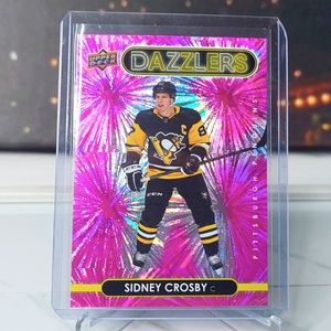 Superstar Sidney Crosby Upper Deck Dazzlers Pink - Odds 1:144 Packs - 2021/22